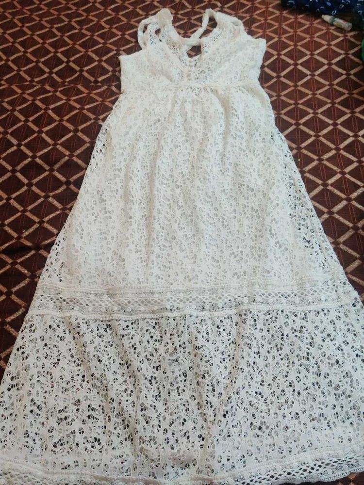 White Net Frock