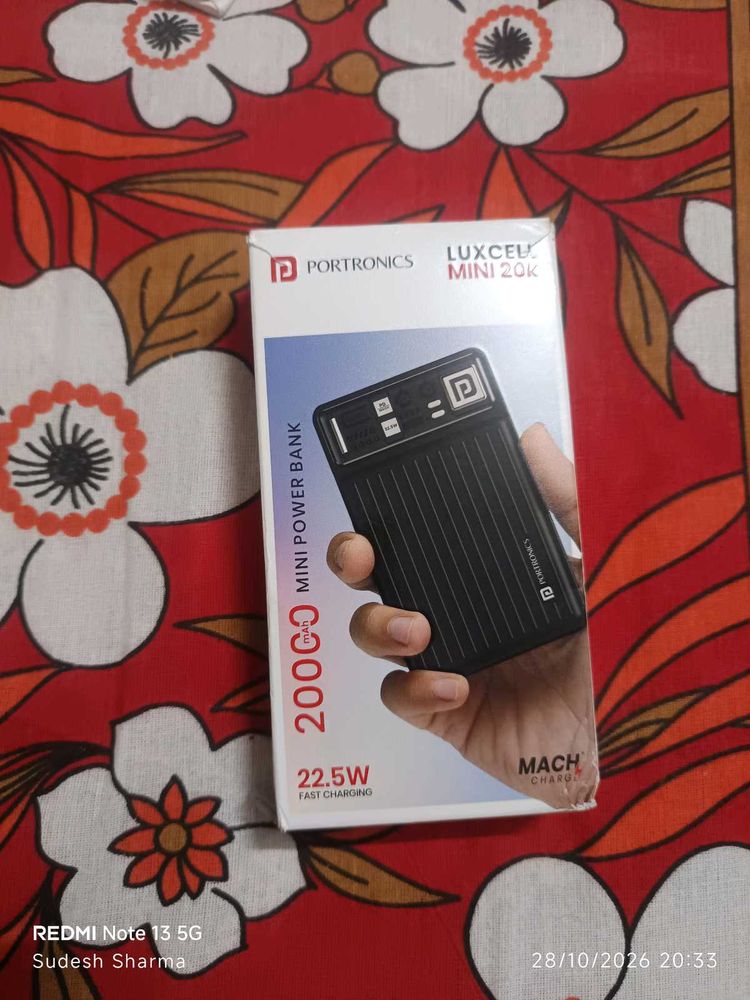 Portronics Power Bank 20000mAh