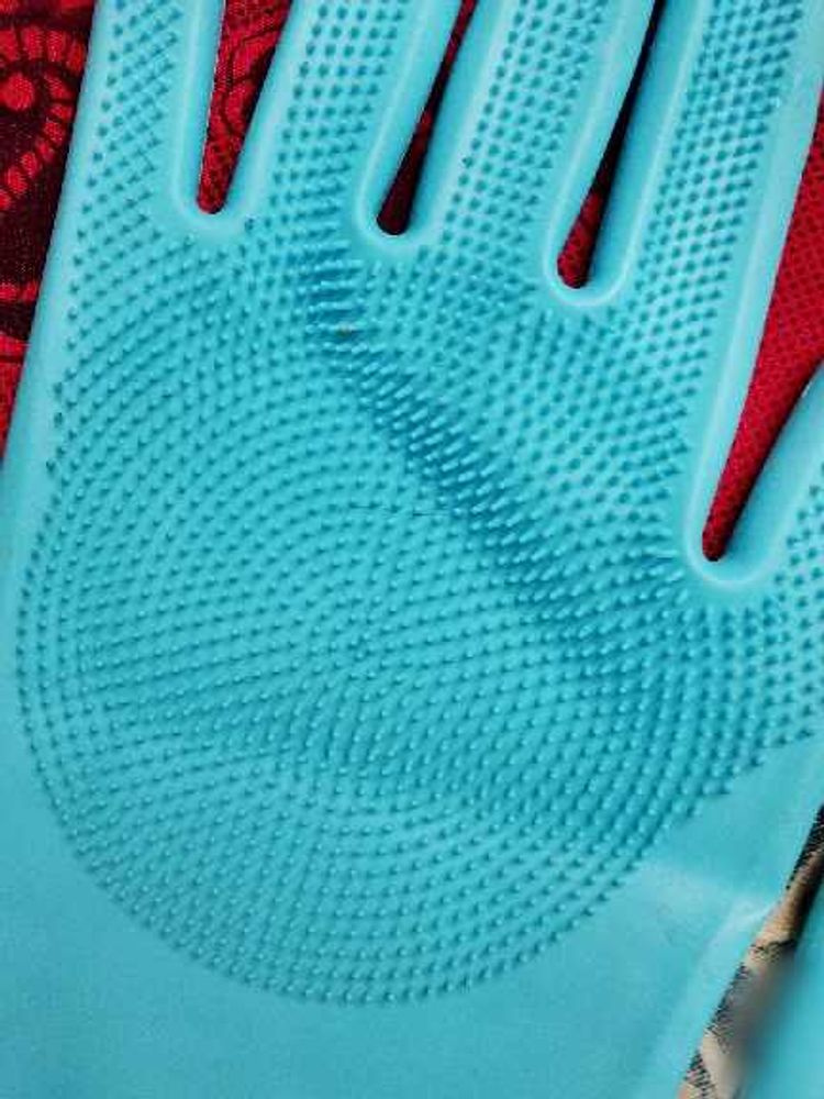 Durable Silicone Scrubbing Gloves freebie 🎁