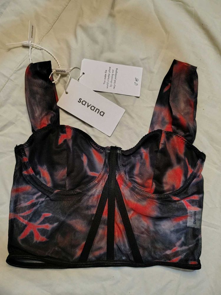 Savana Tie-Dye Corset Style Top