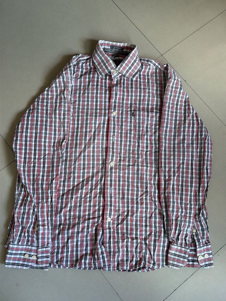 Classic Plaid Long Sleeve Men's Shirt