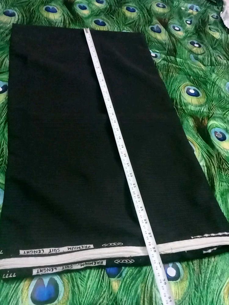 Premium Black Suit Fabric