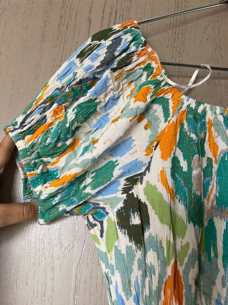 Zudio Colorful Print Maxi Dress