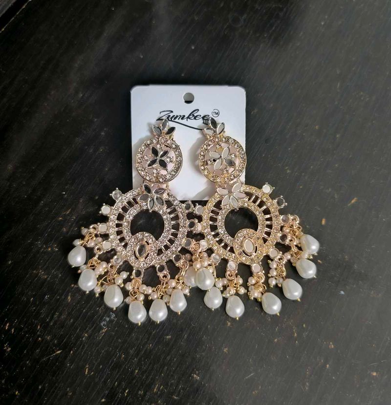 Elegant Pearl Drop Earrings