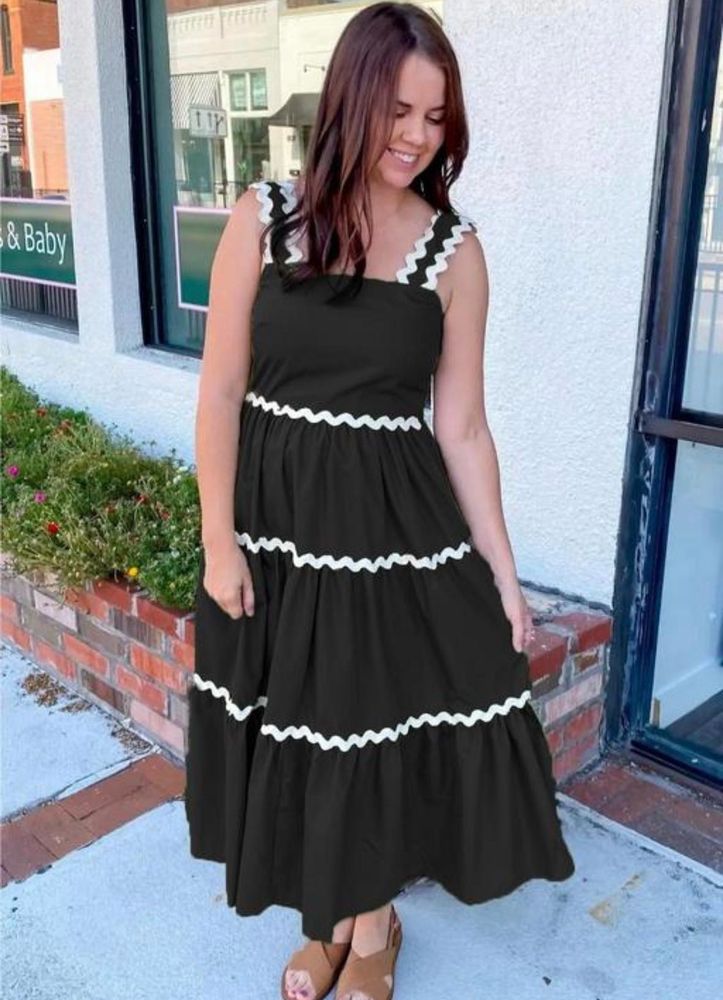 buy it asap fixed price Black Tiered Maxi Dre