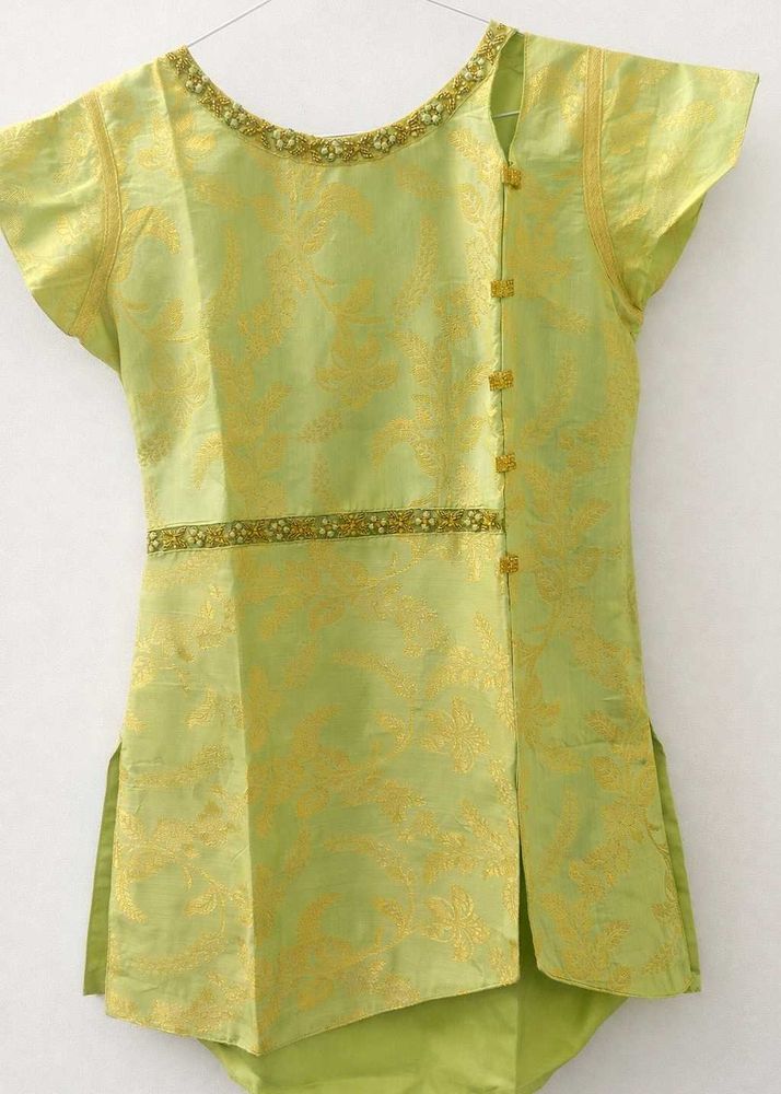 🔥699Only 💚 Designer Green Kurta Set with Dupatta