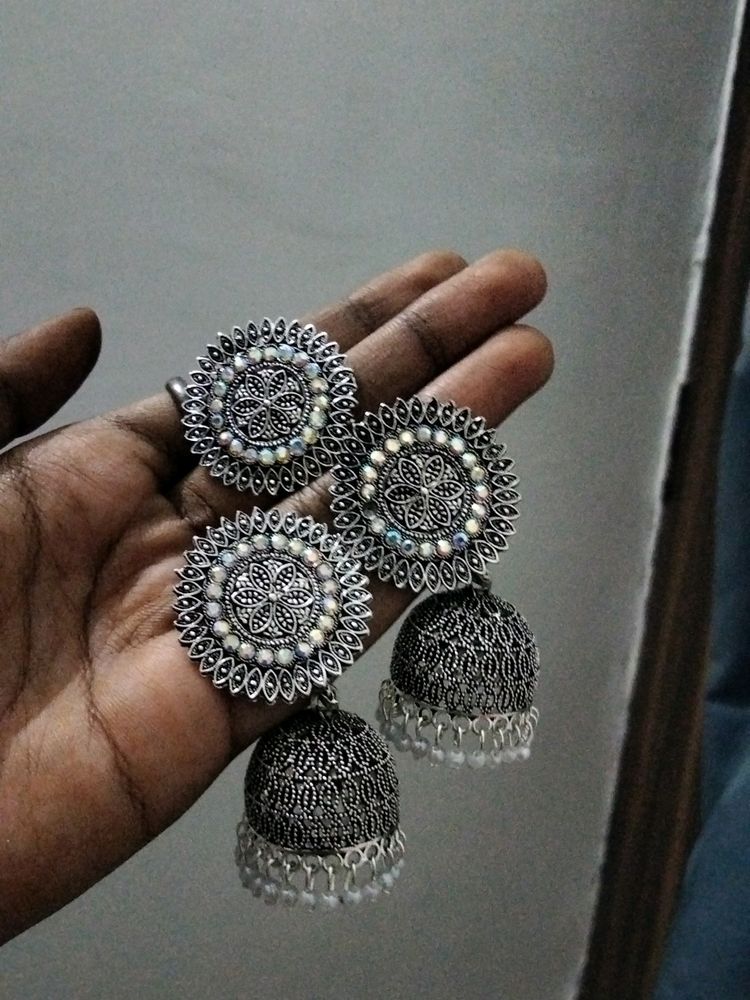 Jhumka And Mangtika Set For Sale