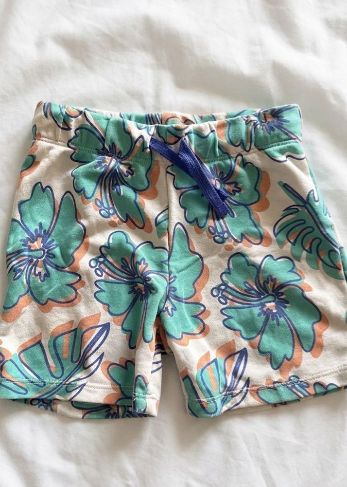 H&amp;M Hawaiian Print Drawstring Shorts