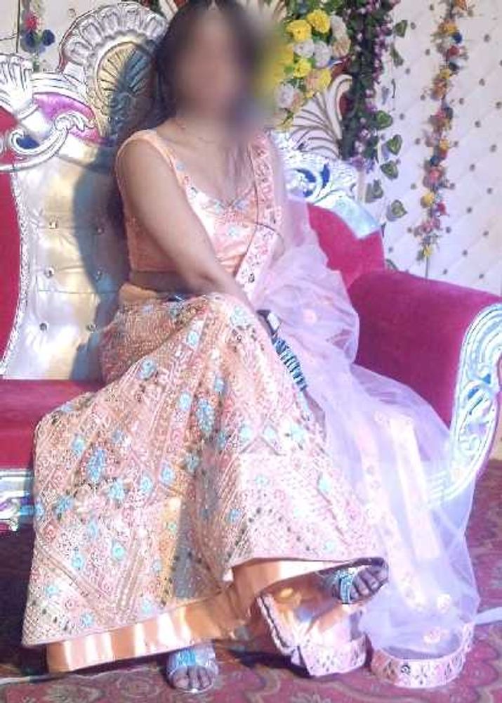 Beautiful Peach Lehenga Choli