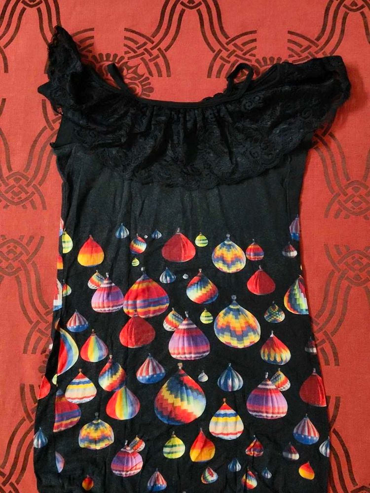 Fun Print Mini Dress