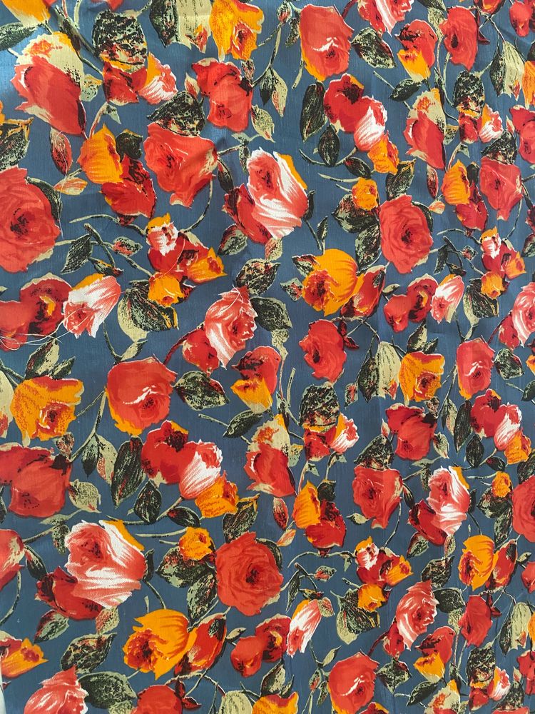 Floral Printed Blouse Material