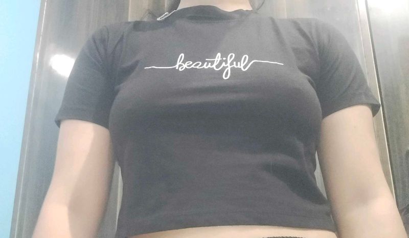 Stylish "Beautiful" Graphic T-Shirt