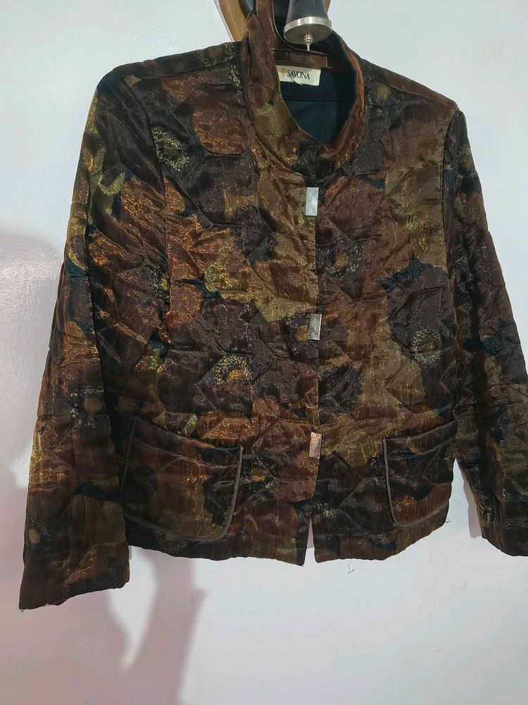 Vintage Floral Quilted Jacket