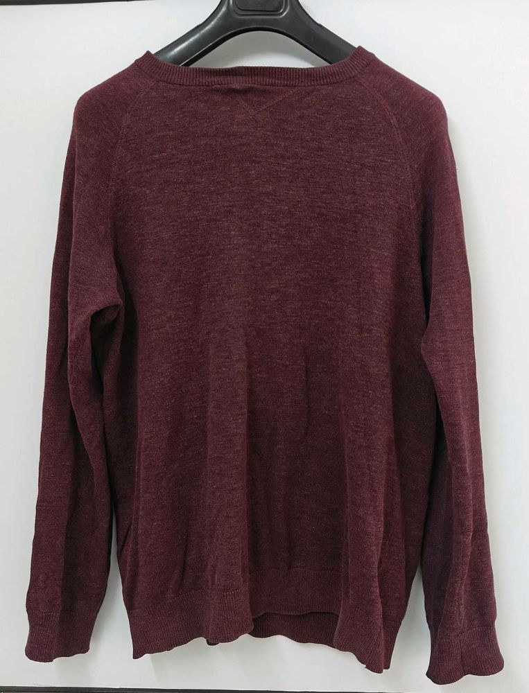 Men's Maroon Crewneck Sweater