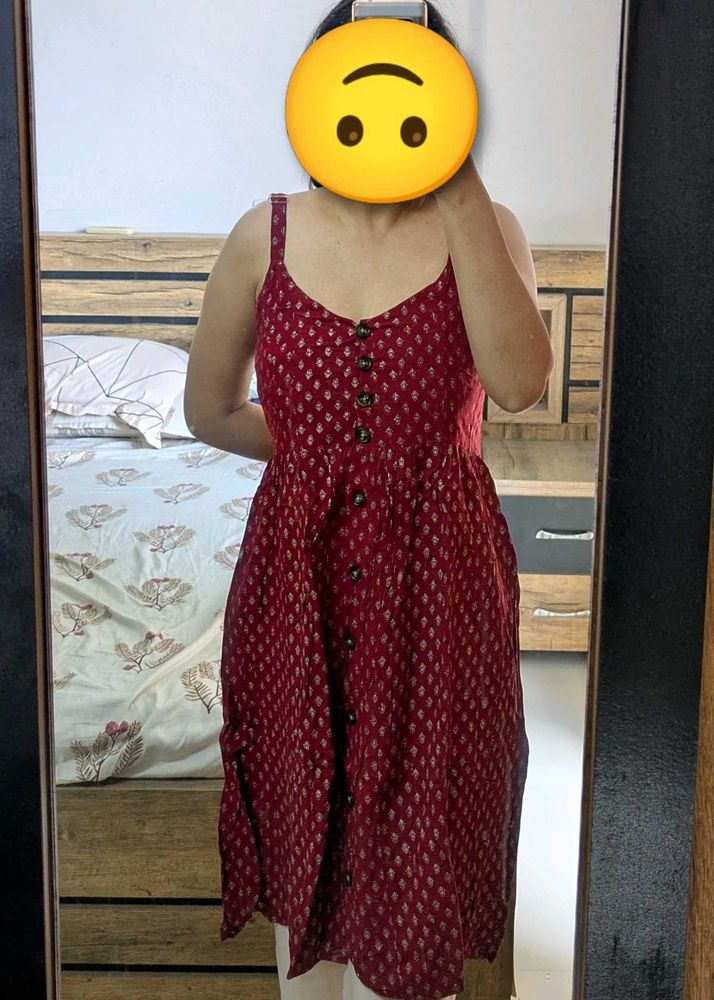 Maroon Sundress