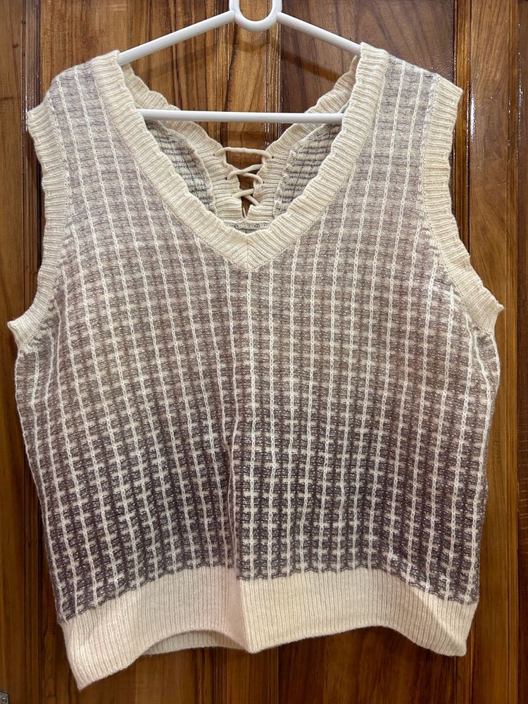 Oversized Lightweight Korean Gradient Sweater Vest
