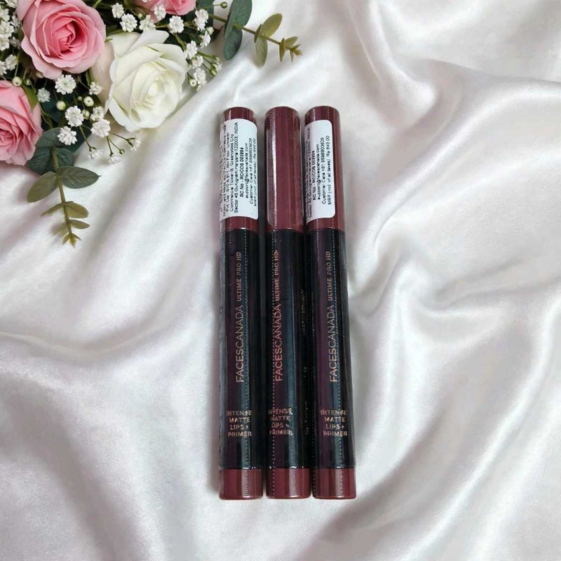 Faces Canada Ultimat Matte Lip Crayon Set 3