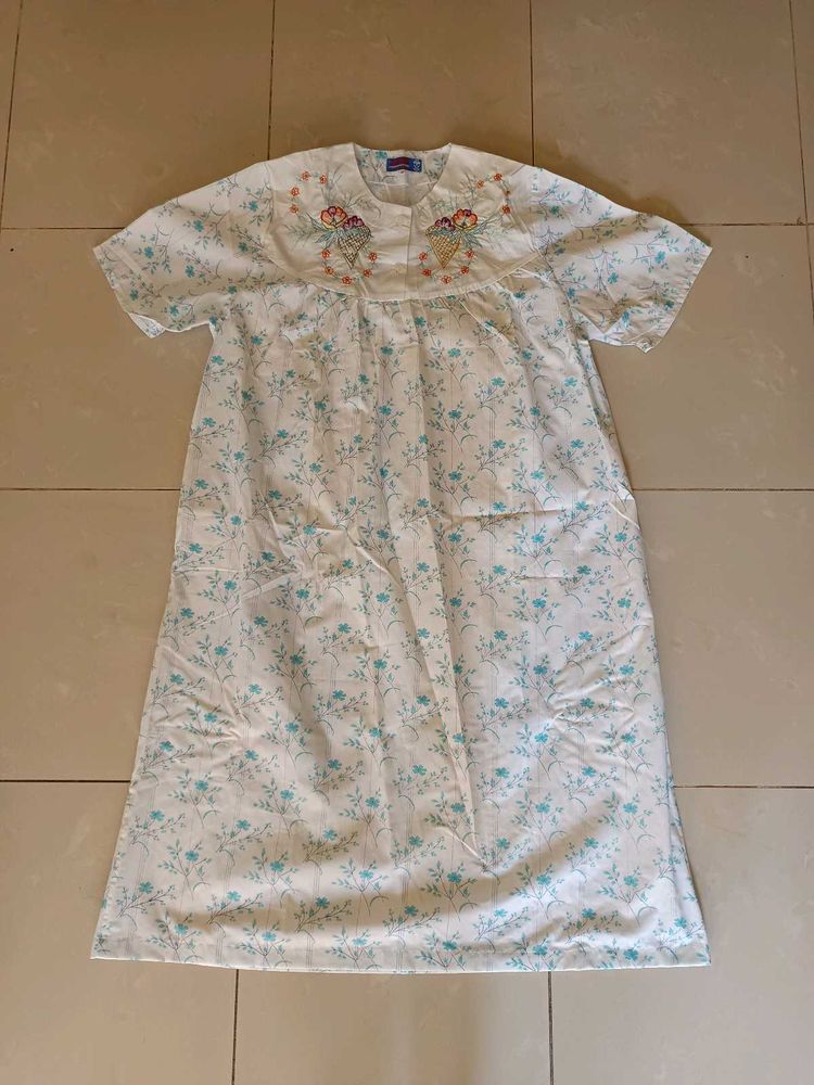 New Unused Poly Cotton Nighty
