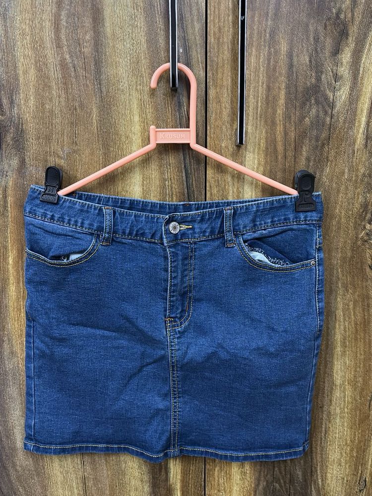 Classic Denim Mini Skirt