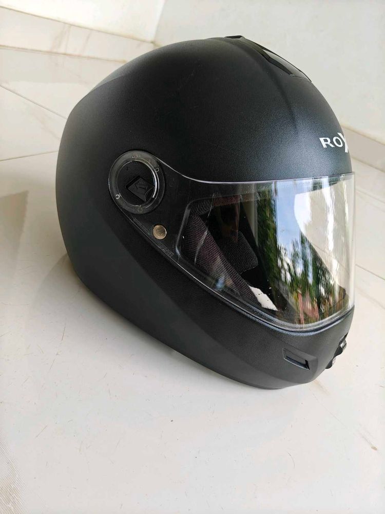 Steelbird Matte Black Full Face Motorcycle Helmet