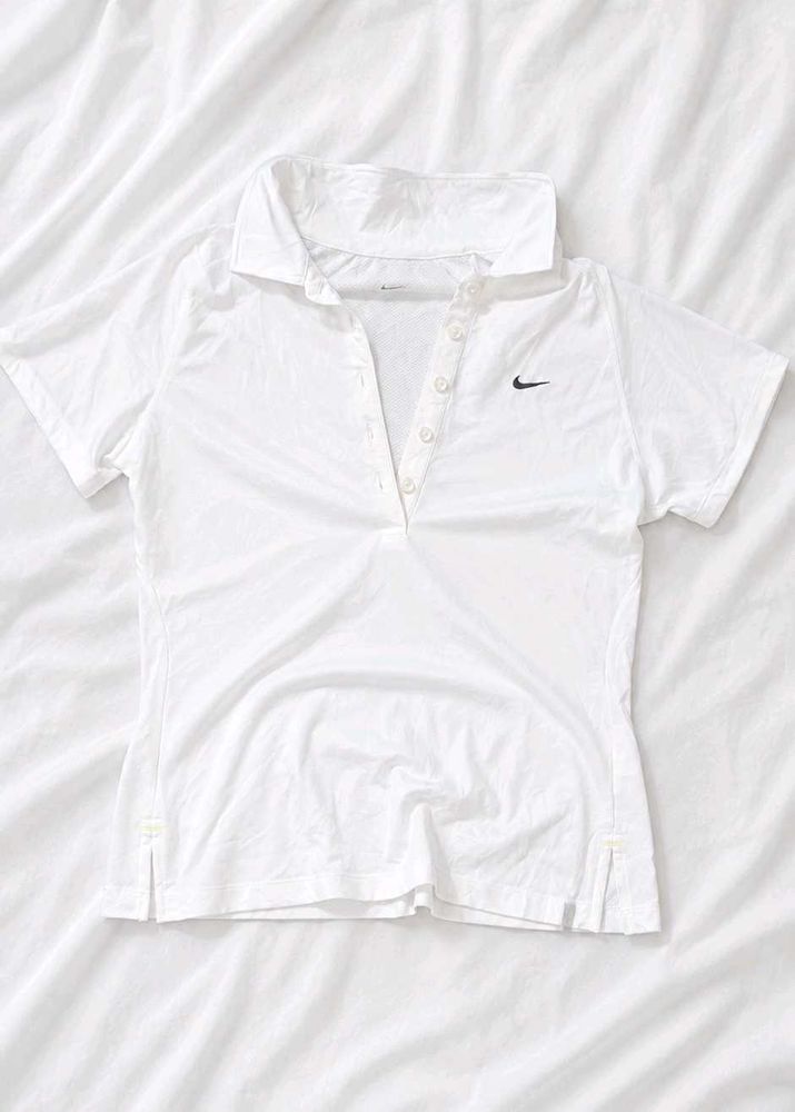 Nike White Polo Shirt