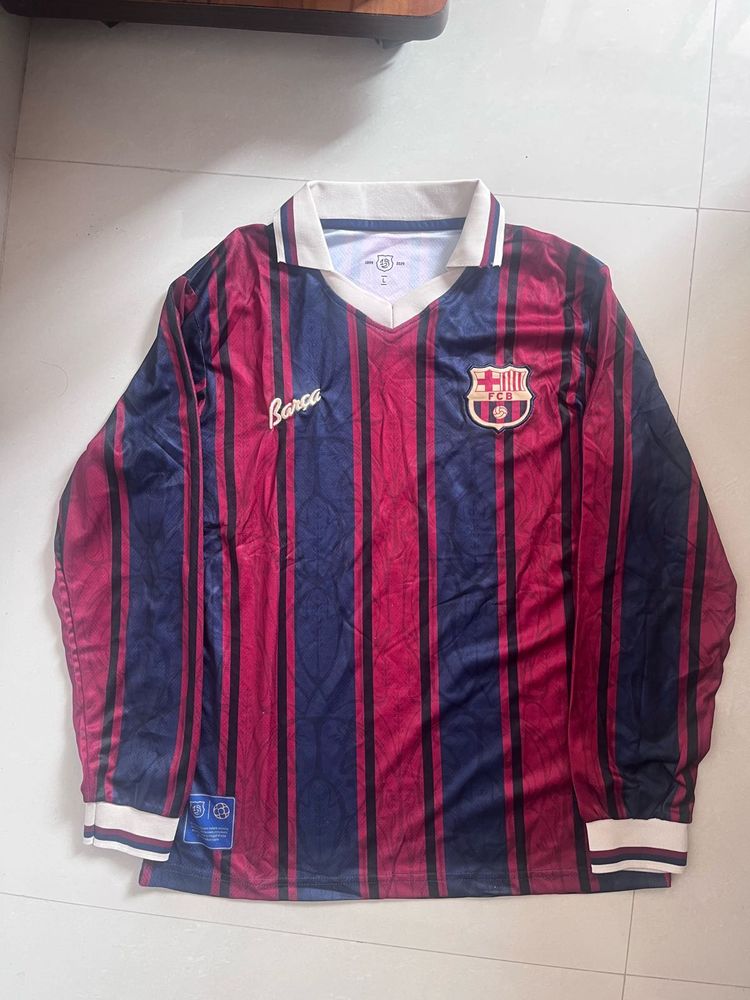 Vintage FC Barcelona Jersey Long Sleeve