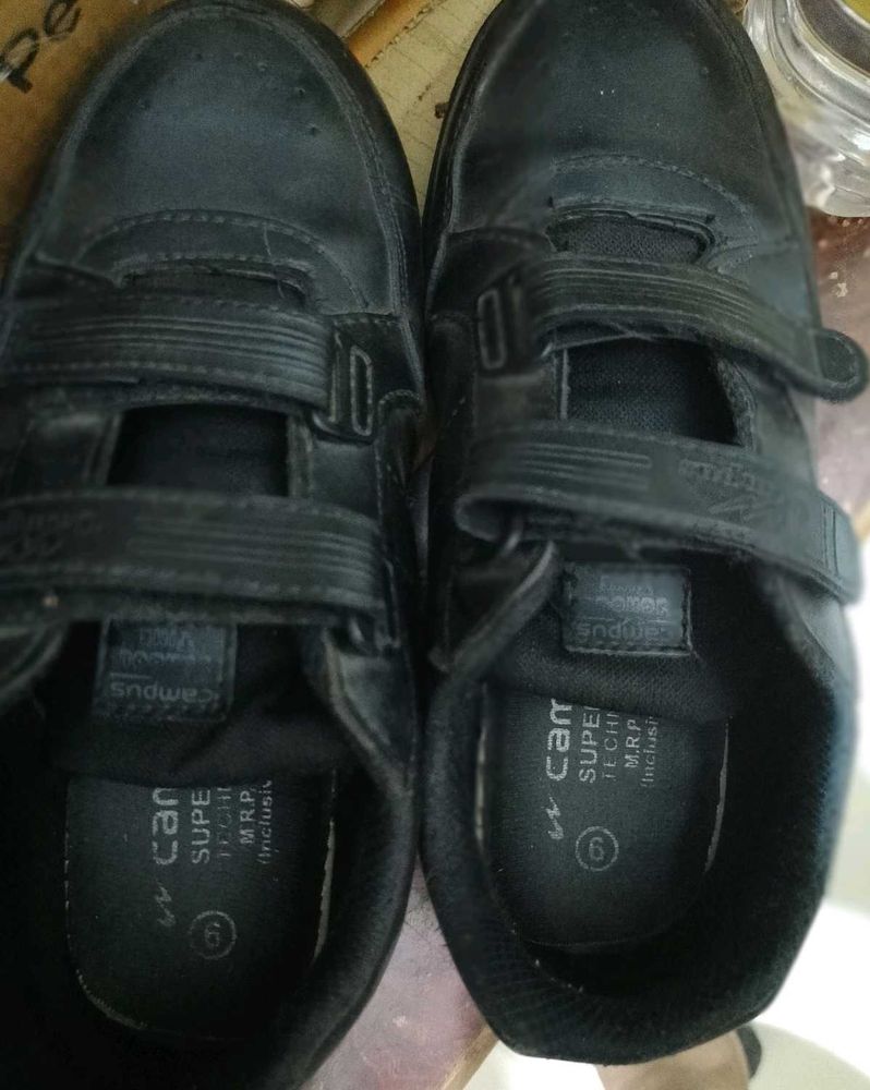 Campus Black Shoes