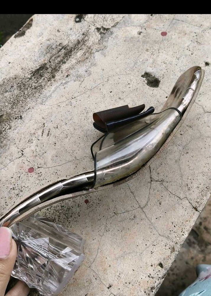 transparent heels