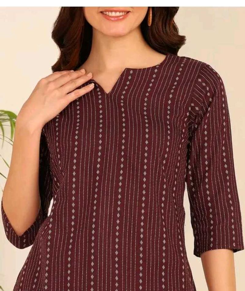 Short Coffee Kurta