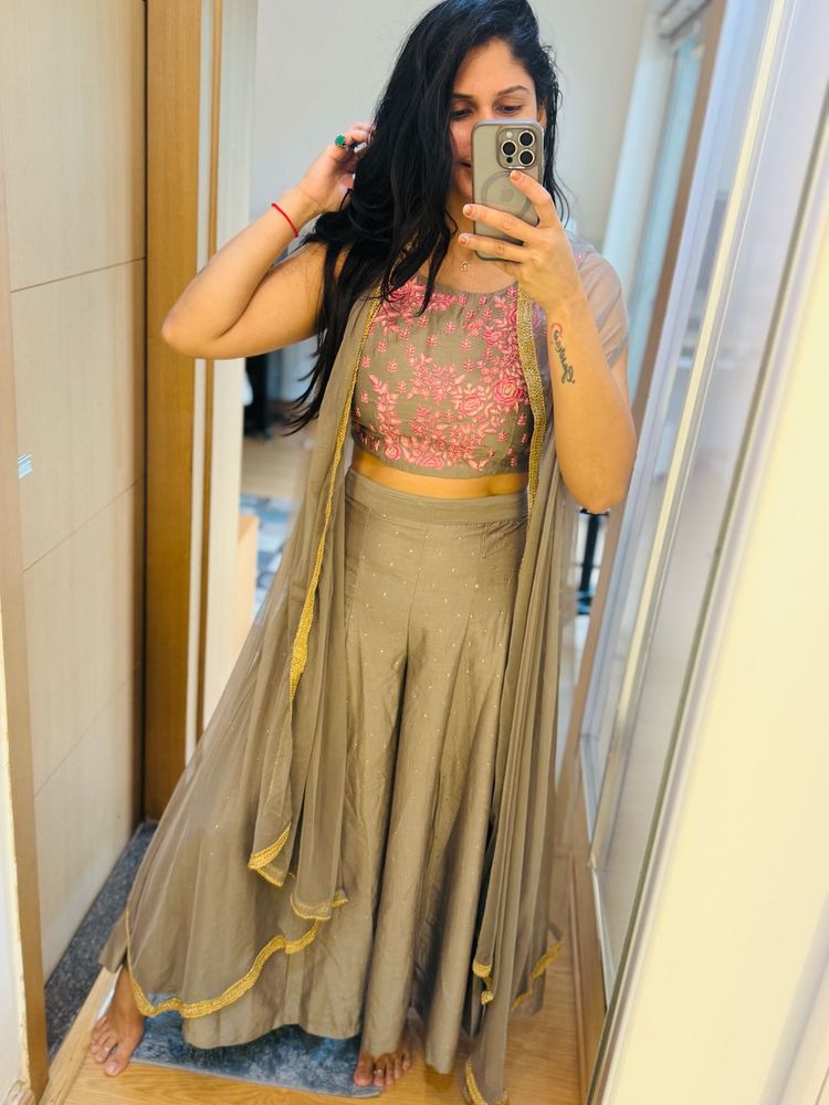 Designer Kurta Set with Palazzo