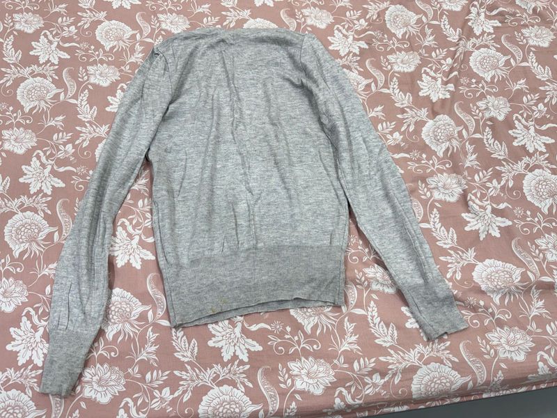 Mario Giorgi Milano — Grey Sequin Knit Cardigan