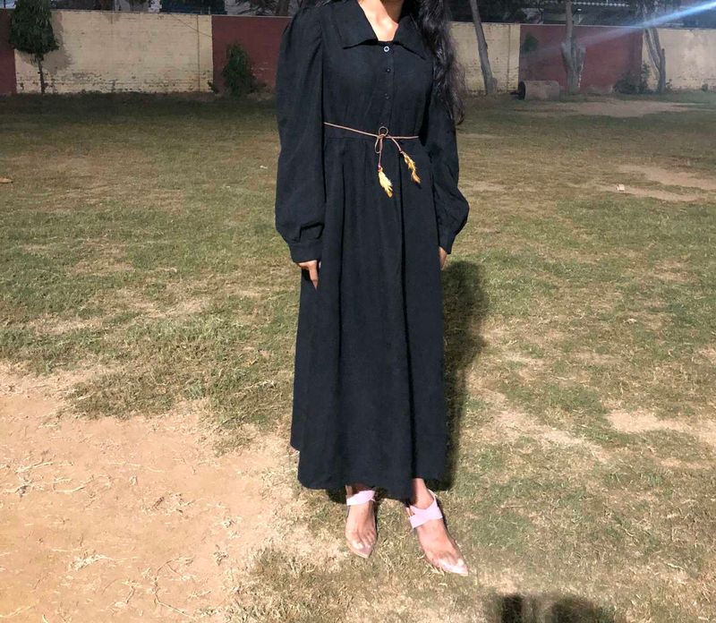 Elegant Black Maxi Dress