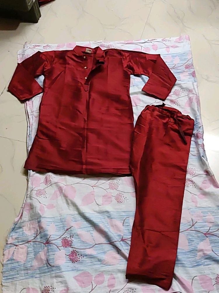 Red ♥️ Boys Kurta Pant Set