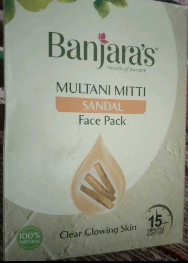 Banjara's Multani Mitti Sandal Face Pack