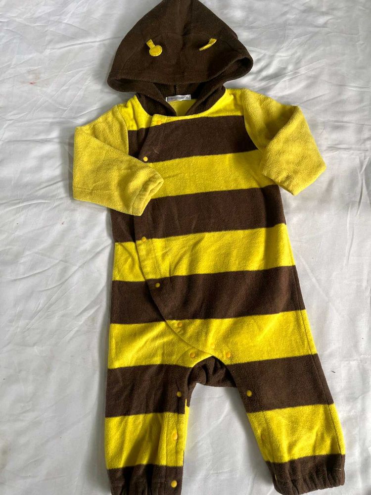 Adorable Bumblebee Baby Romper