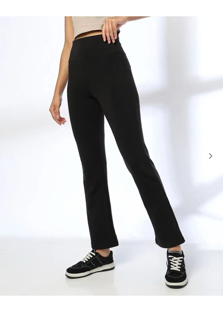 Classic Black Flared Tights