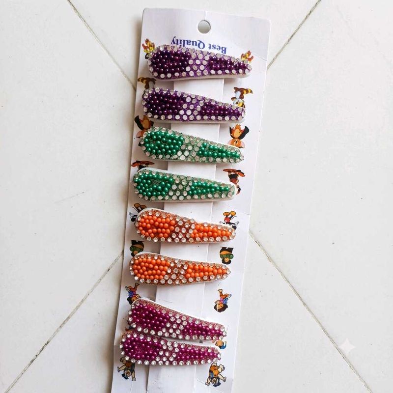 Sparkling saree Clips Set