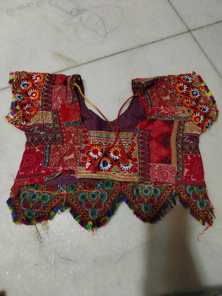 Bohemian Embroidered Patchwork Blouse Top
