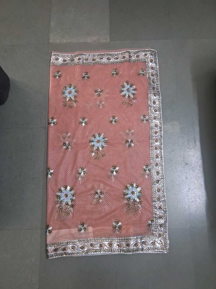 Embellished Net saree