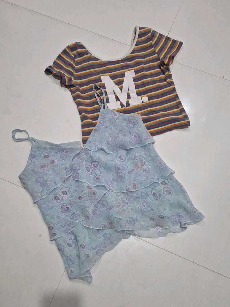 2-Piece Cute Tops Bundle
