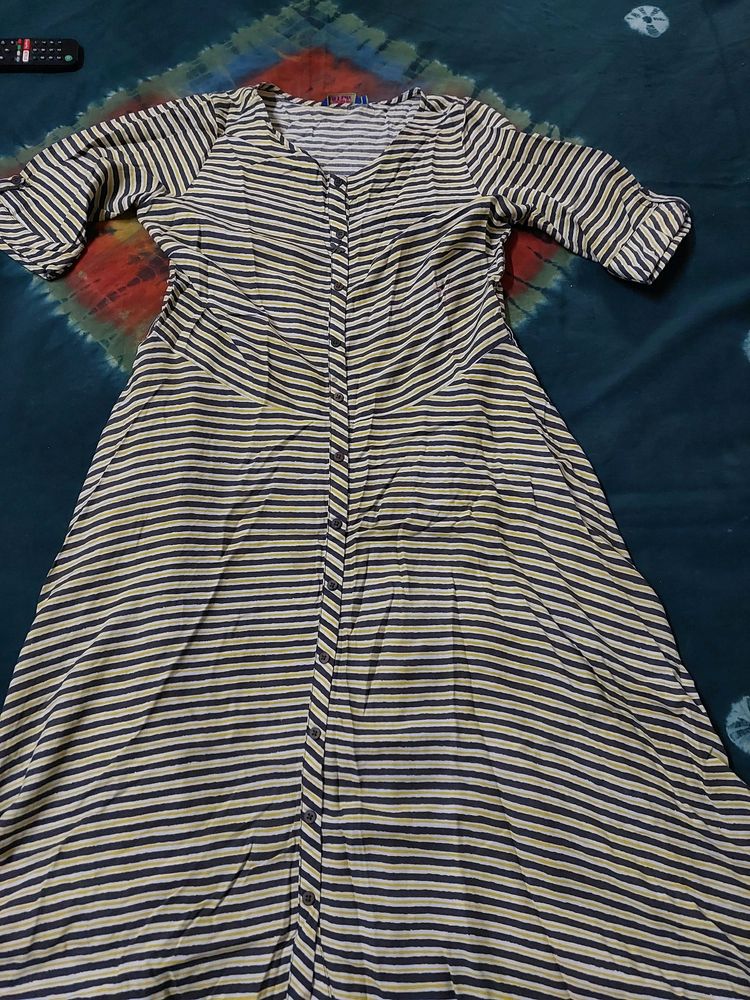 A Line asymmetrical Dress