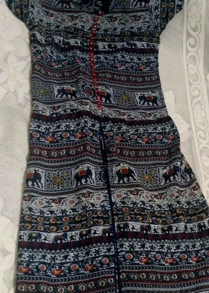 Elephant Print Dress