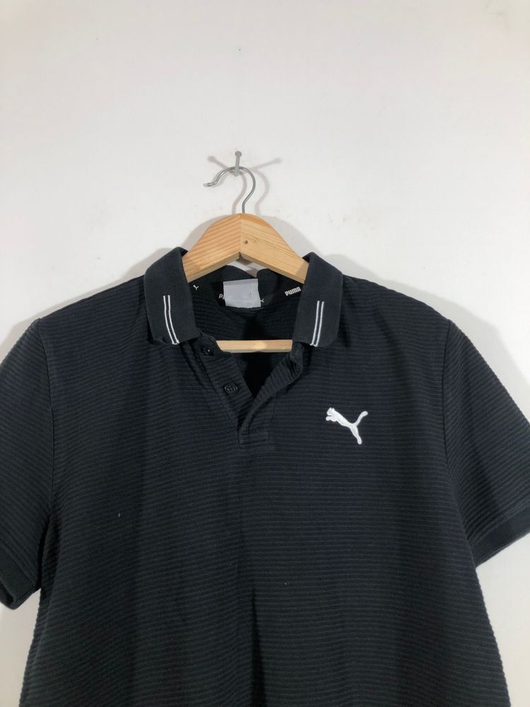 PUMA Black Casual T-Shirt(Men’s)