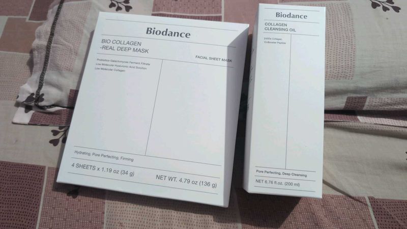 Biodance Collagen Sheet Mask And Cleansing Oil