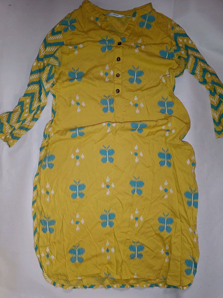 Yellow Kurti Set