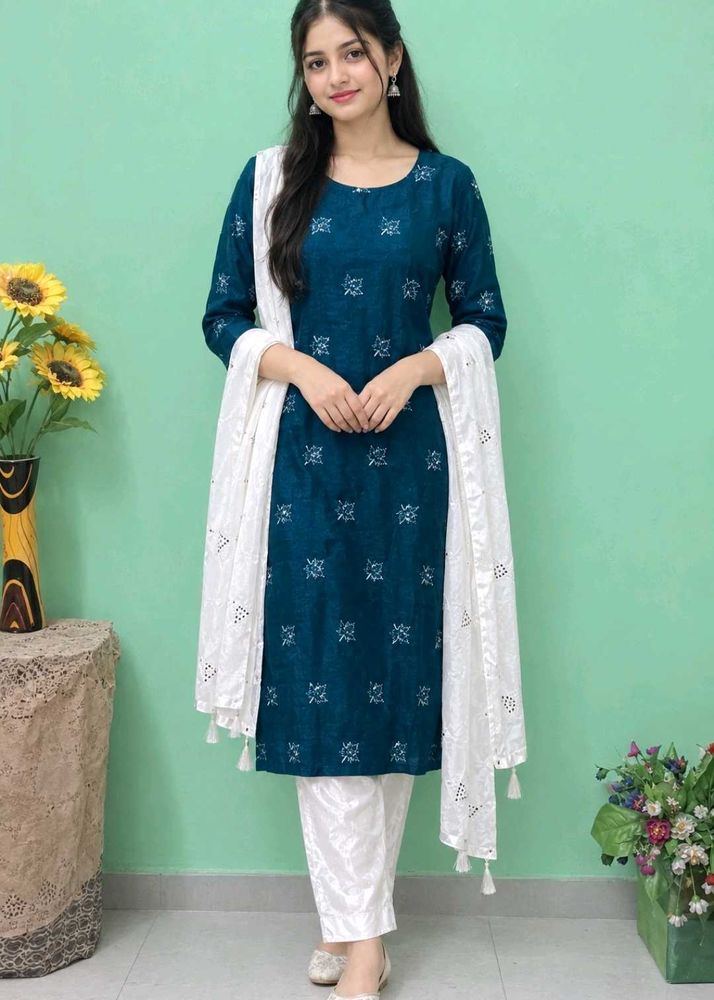kameez plazo dupatta of 3
