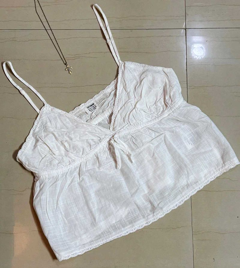 White Cami Top