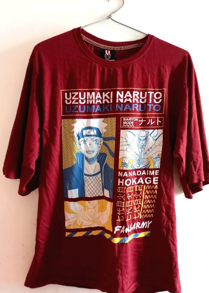 Naruto Printed Tshirt (For Both Man And Woman)