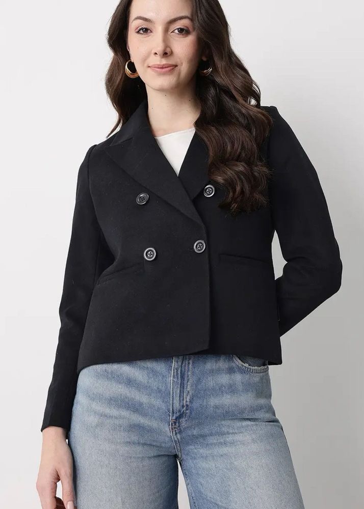 Black double breasted Blazer - Perfect for an