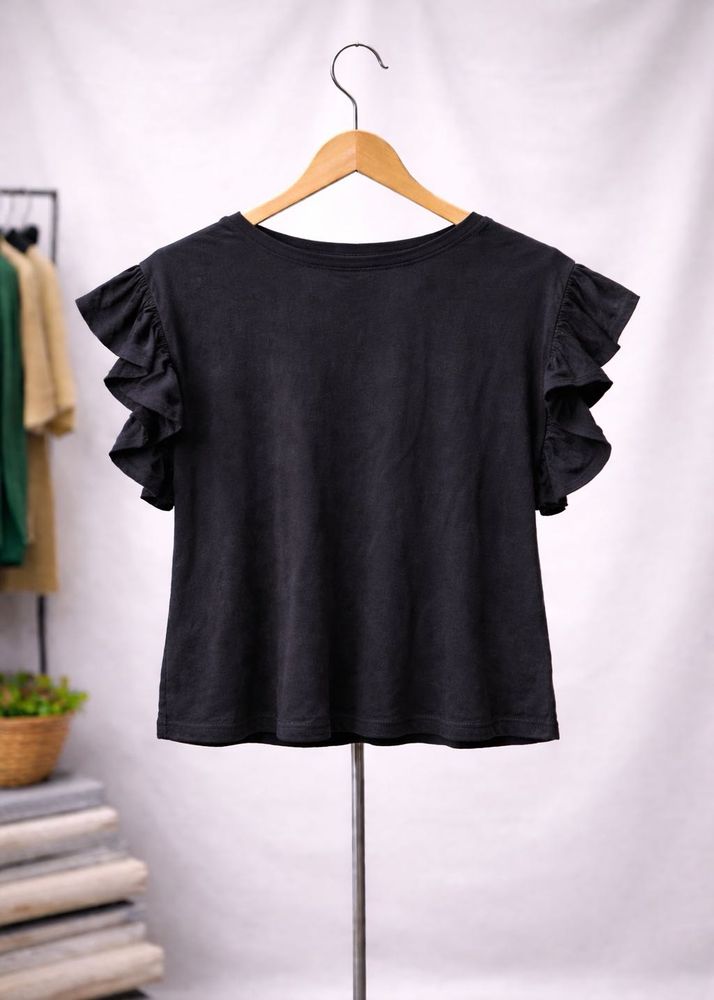 Zara basic black top!